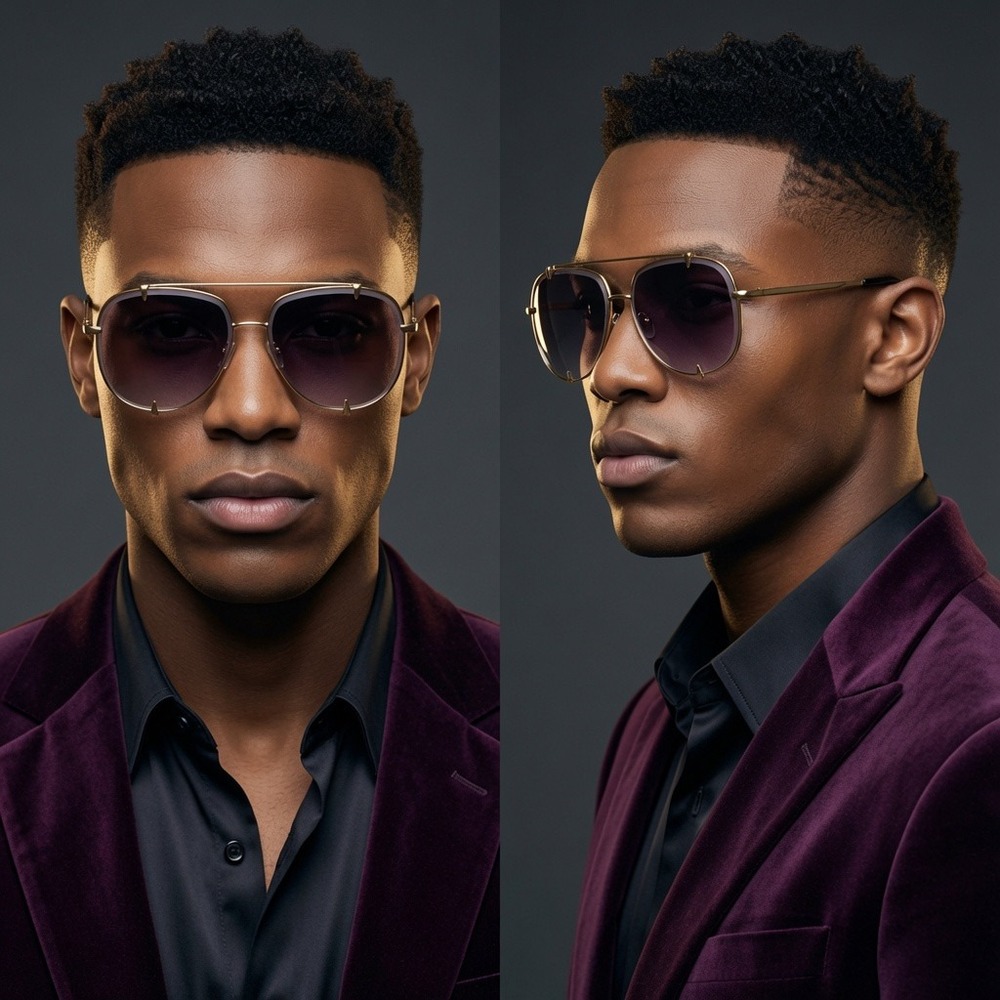 Trendy‎ Sunglasses Women Men Retro Oversized Round Vintage Shield Shades Lentes